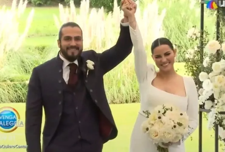 Así fueron las primeras declaraciones Maite Perroni tras su boda.