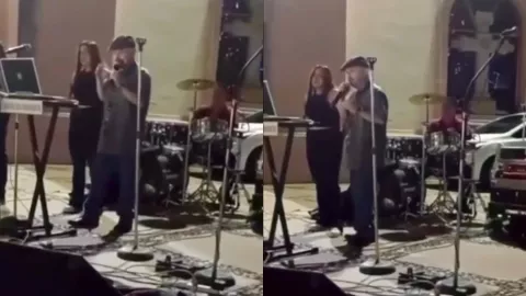 VIDEO ¡IMÁGENES SENSIBLES! Captan momento en el que muere hombre mientras canta “A mi manera”