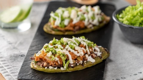 Receta de sopes de nopal