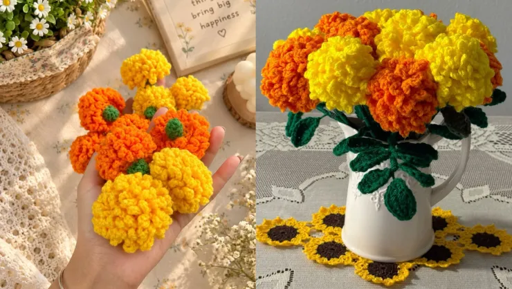 flores de cempasúchil