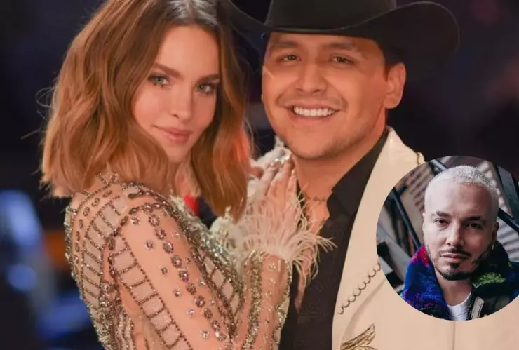 ¿Cómo reaccionó Belinda a la pelea de Christian Nodal y J Balvin?