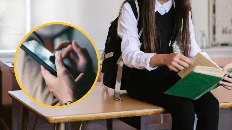 Mensajes maestro y alumna