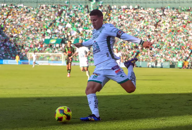 James Rodríguez, jugador del Club León