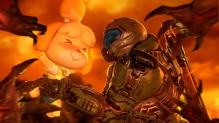 ¿Doom Slayer está casado con Isabelle de Animal Crossing?