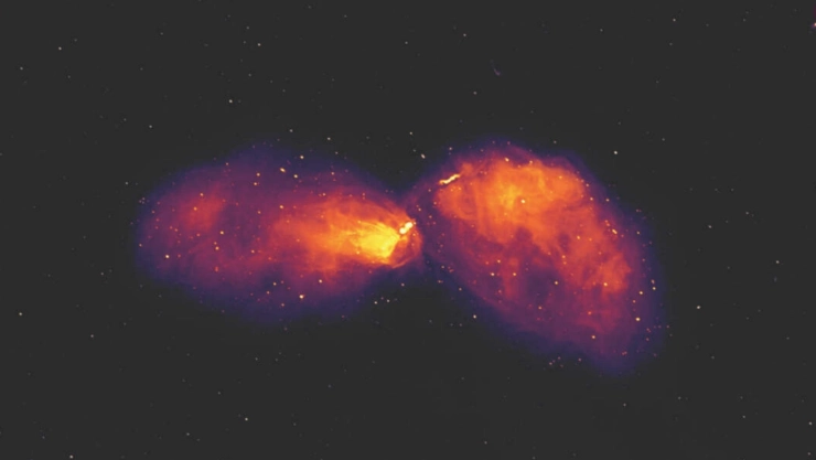 explosion agujero negro espacio