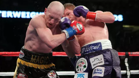 Canelo Álvare Matthew Hatton boxeo
