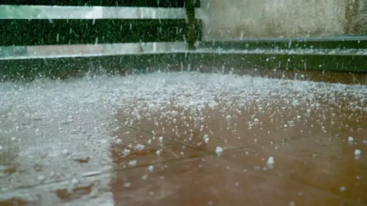 Lluvias y caída de granizo en CDMX