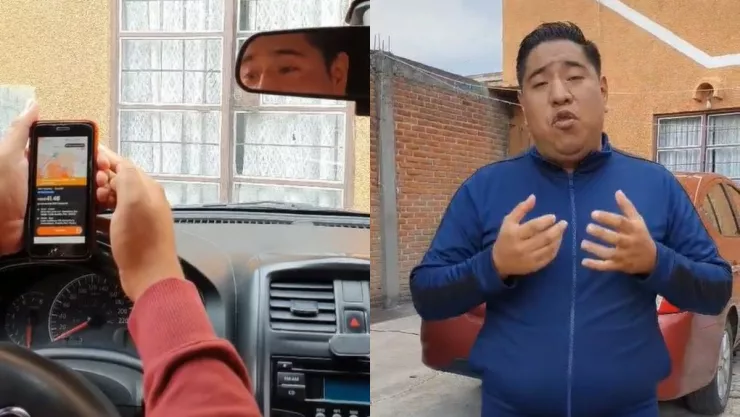TikTok: Pide un taxi en Puebla, se queda dormido y llega hasta Veracruz.