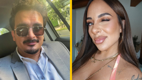 ricardo pérez y su ex novia Samii