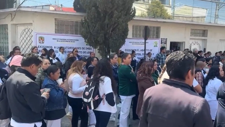 Toluca en crisis sanitaria: Paro de trabajadores del hospital suspende consultas y cirugías.