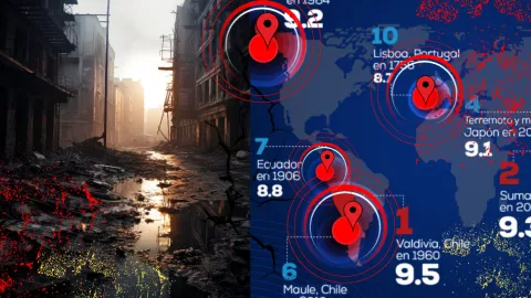 ¡La madre tierra habló! Top 10 de los terremotos más poderosos registrados en el planeta hasta 2025