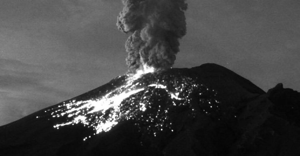 Volcán Popocatépetl realizó dos exhalaciones durante la madrugada