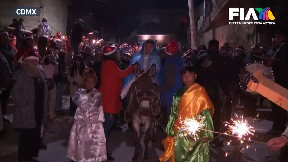 Una posada en La Magdalena Petlacalco, un pueblo originario de la alcaldía Tlalpan, en la CDMX