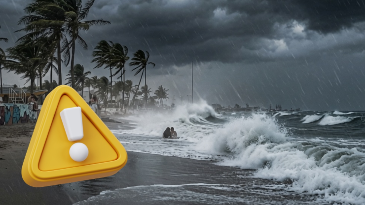 Vientos y lluvias fuertes para Veracruz