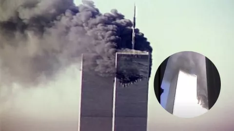 Imágenes de la caída de las Torres Gemelas de Nueva York del 11 de septiembre de 2001.