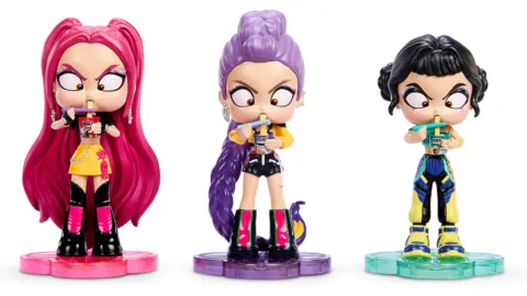 figuras de colección kpop demon hunters