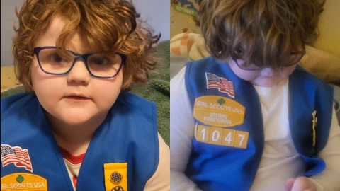 Pim Neill, niña exploradora de Pittsburgh, Pensilvania.