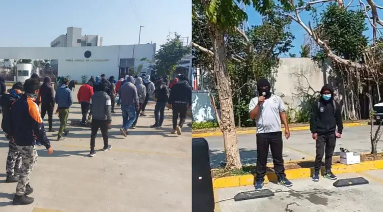 Estudiantes Ayotzinapa protestan poder judicial Chilpancingo muerte Yanqui Kothan