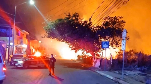 incendio club Campestre