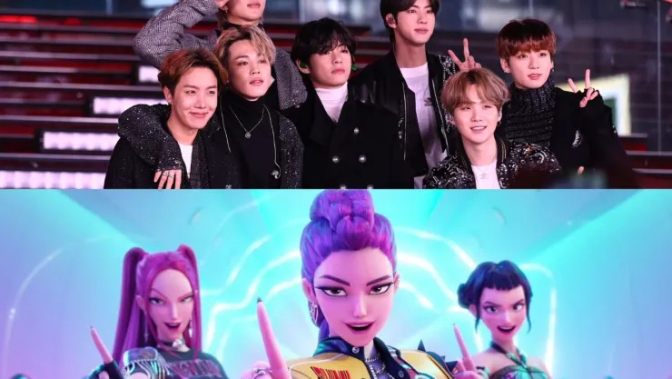 BTS y HUNTR/X