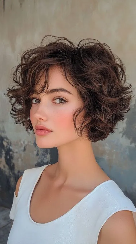 Las ondas pueden dar un look más casual y estilizado a un french bob