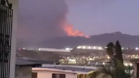 Incendios en San Diego California 23 de enero de 2025