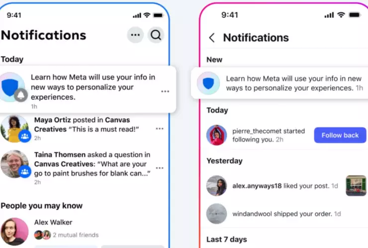 Meta ajustará contenidos y anuncios de sus aplicaciones con IA