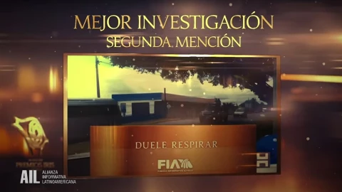 La octava entrega de los Premios Iris galardonó con una segunda mención honorífica a la investigación sobre Nicaragua ‘Duele respirar’ de Otoniel Martinez.