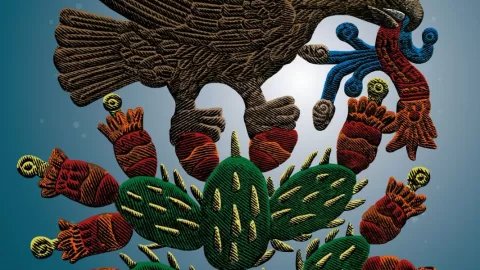 Video mapping 700 años de Tenochtitlán