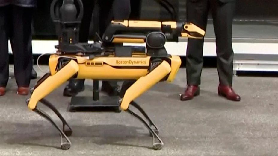 Perro robot de la policía de Nueva York