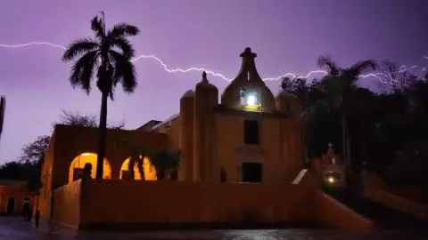 Estas son las IMPRESIONANTES fotos de la Tormenta Eléctrica en Mérida.