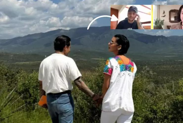 Christian Nodal y Ángela Aguilar entrevista