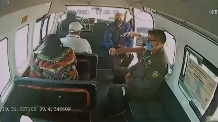 Asalto al transporte público en Ecatepec Estado de México