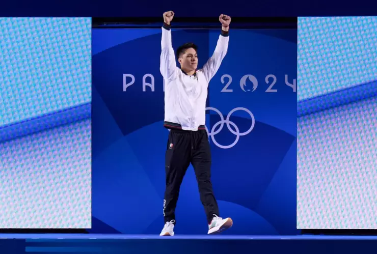 Osmar Olvera, clavados trampolín 3 metros París 2024 Juegos Olímpicos