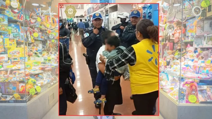 Niño de 5 años se sale de su casa en Cuajimalpa; policías lo encuentran en una juguetería