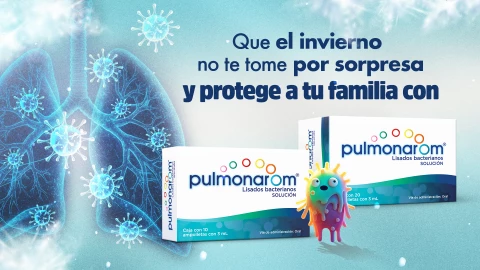 Pulmonarom para prevención de infecciones respiratorias principalmente en el invierno