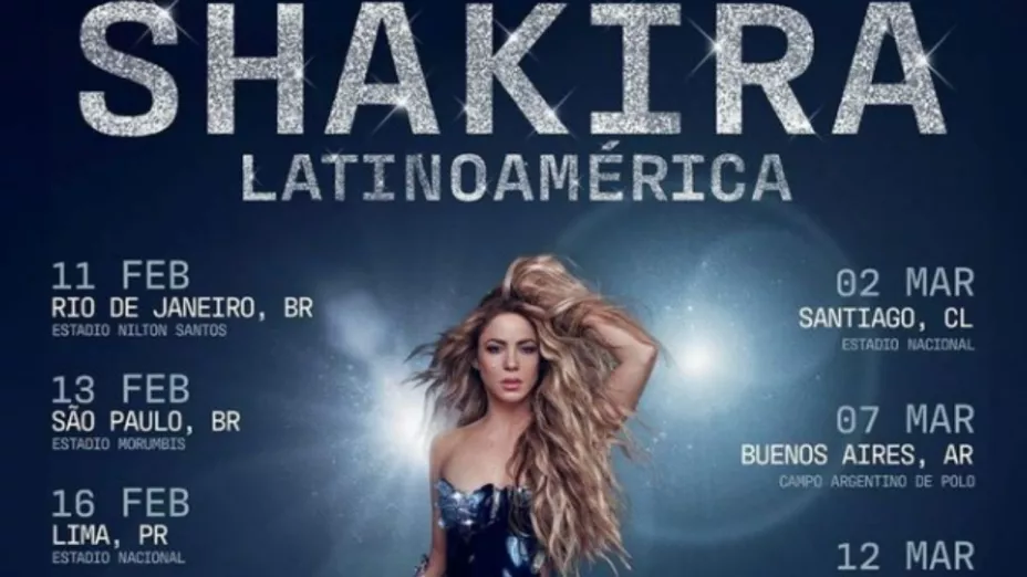 Shakira anuncia fechas de conciertos en México 2025 ¿vendrá a Puebla?