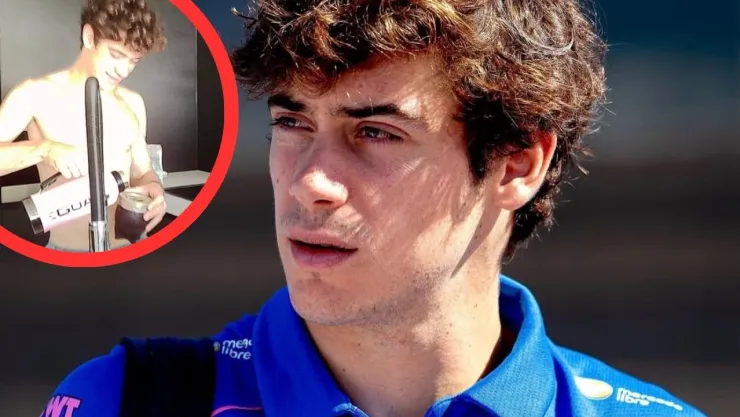 Franco Colapinto fue víctima de robo en Italia y lamentó la pérdida de su equipo de mate