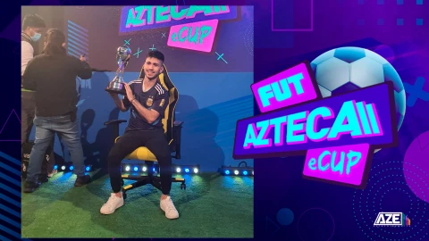 Franco Lazarte represent&oacute; a Argentina en Fut Azteca eCup