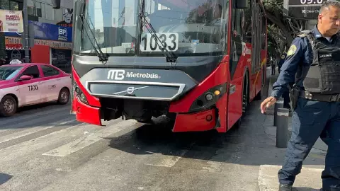 Se registra accidente hoy en Insurgentes Sur