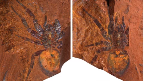 arana-gigante-fosil-australia