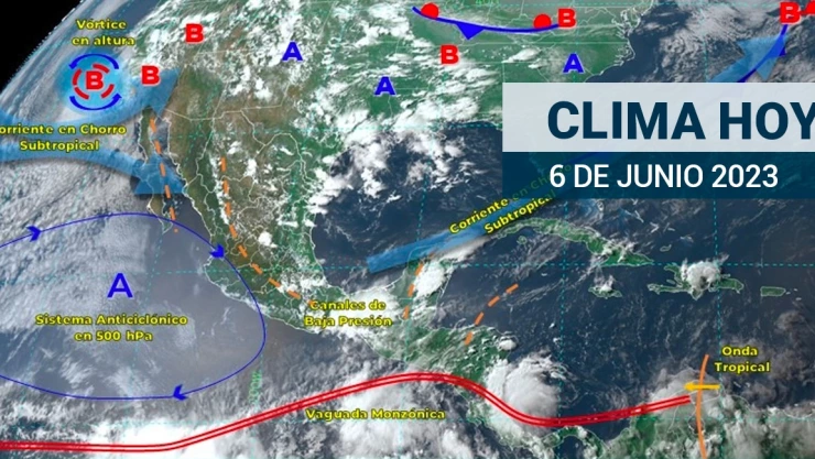 ¿Cede la ola de calor? Así será el clima en México hoy 6 de junio