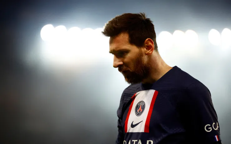 Lionel Messi con el PSG
