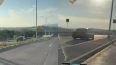 Captan a conductor en sentido contrario por el Puente Nuevo de Santa Fe, Culiacán