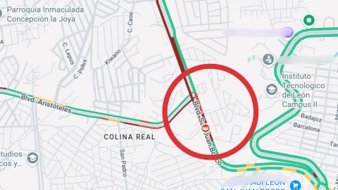 Accidente en San Juan Bosco León hoy 24 de febrero