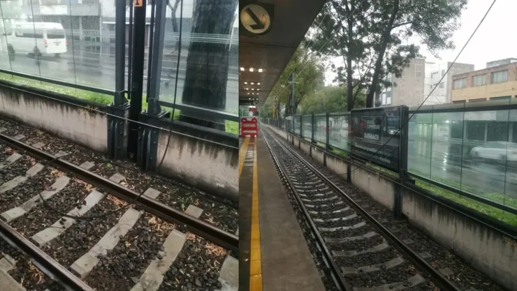 Suspenden servicio en tren ligero por caída de rayo, ¿qué pasa en el Metro CDMX hoy?