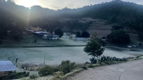 Heladas montañas Veracruz