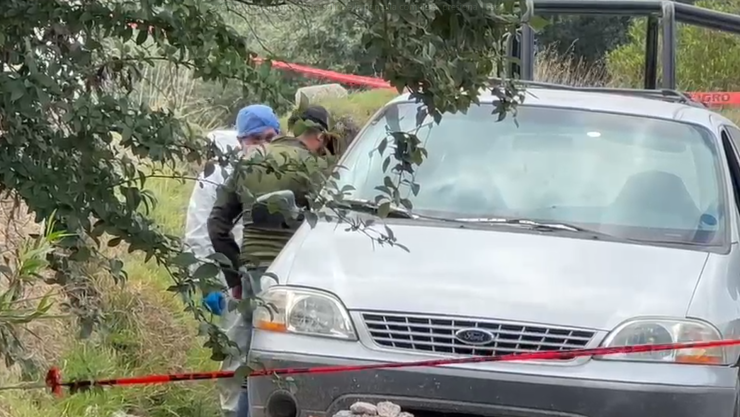 Cuerpo cajuela auto Acajete 19 abril 2026