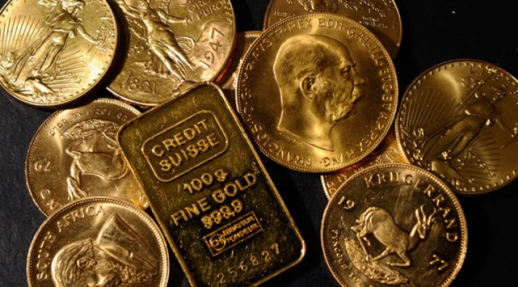 Monedas de oro