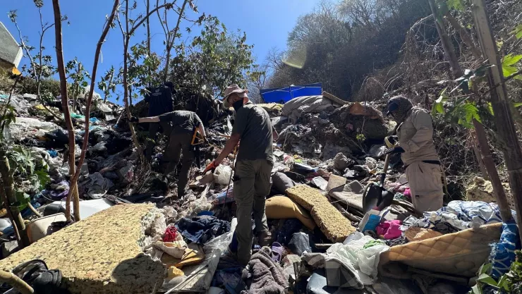 Buscaban a Sergio Laguna, pero encontraron restos humanos en Tonalá